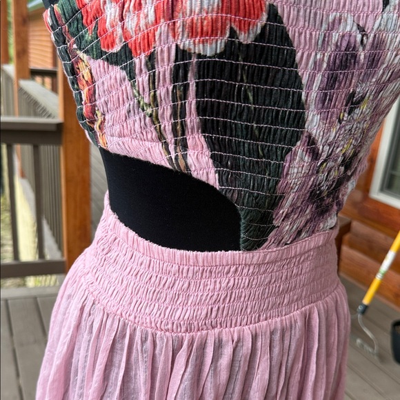 Anthropologie Pink Maxi Dress - Picture 2 of 8